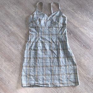 Plaid Mini Dress 